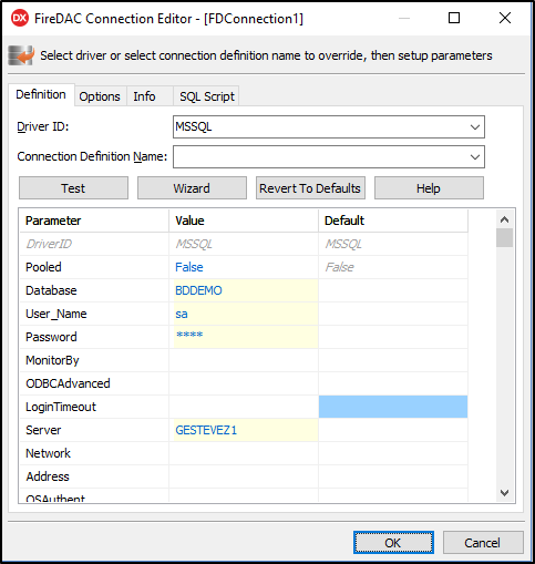 query with sqlpro